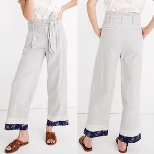 Madewell x The New Denim Project® Patchwork Paperbag Pants 12